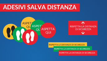 Sticker pavimento Comunicazione pavimento stampa pvc